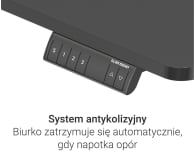 Silver Monkey Biurko elektryczne ECD-300 black - 1258051 - zdjęcie 6